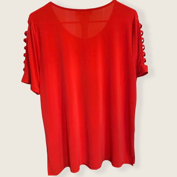 Michael Kors Ladder Sleeve Blouse Size XL - Picture 2 of 9